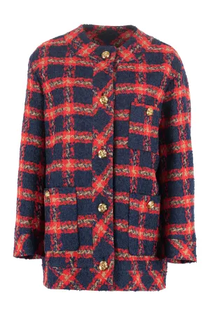 Gucci Checked Tweed Jacket