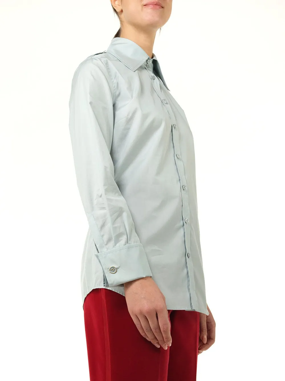 Gucci Pointed Collar Buttoned Shirt