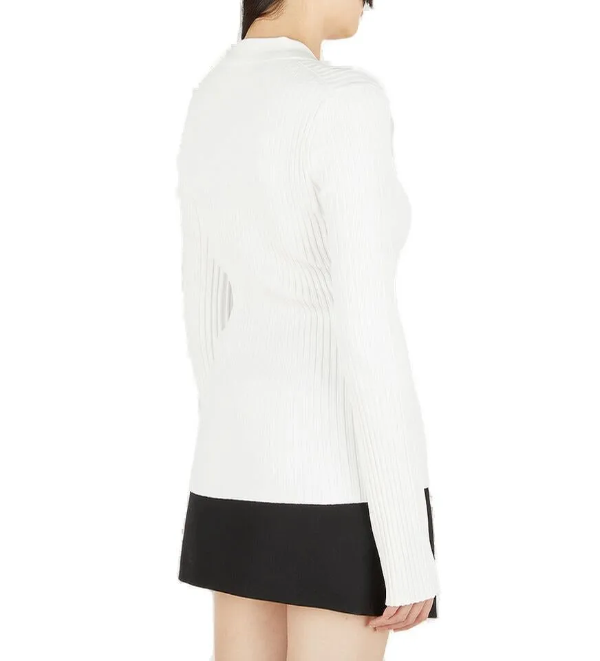 Helmut Lang Ribbed Knitted Shirt