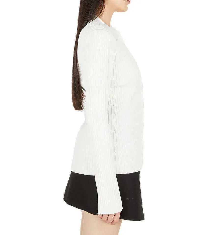 Helmut Lang Ribbed Knitted Shirt