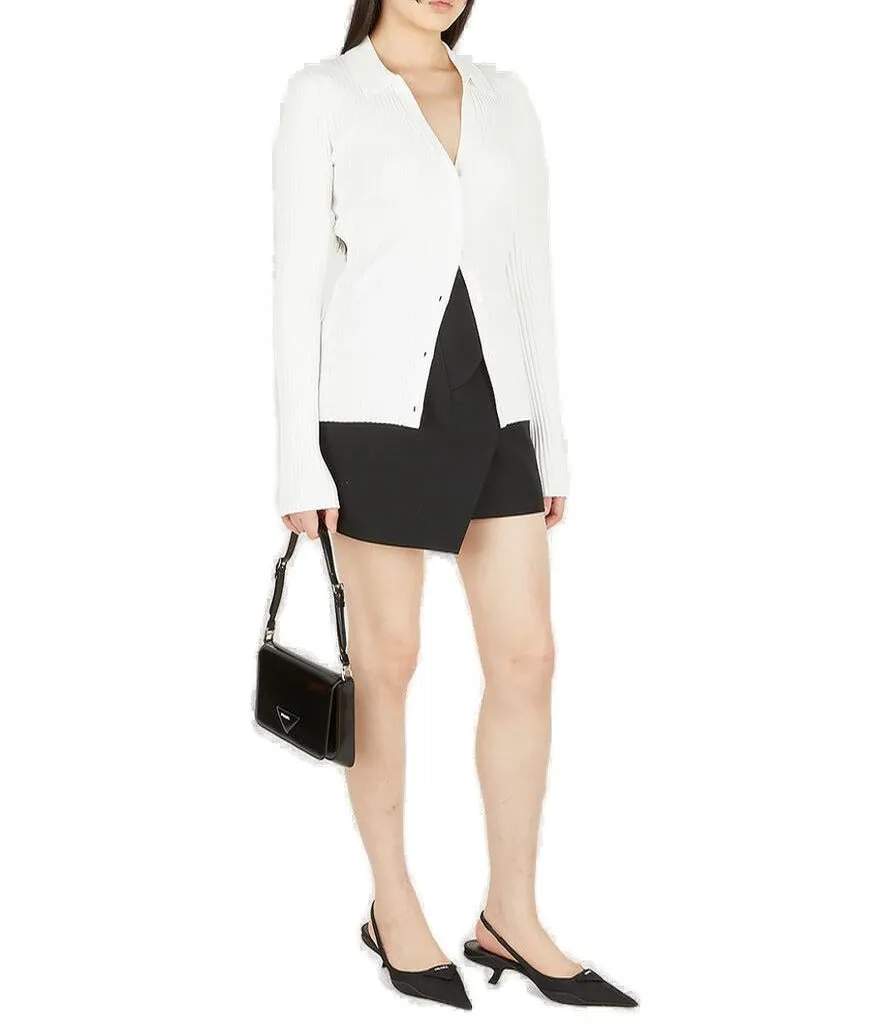 Helmut Lang Ribbed Knitted Shirt