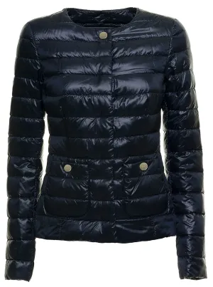 Herno Buttoned Crewneck Padded Jacket