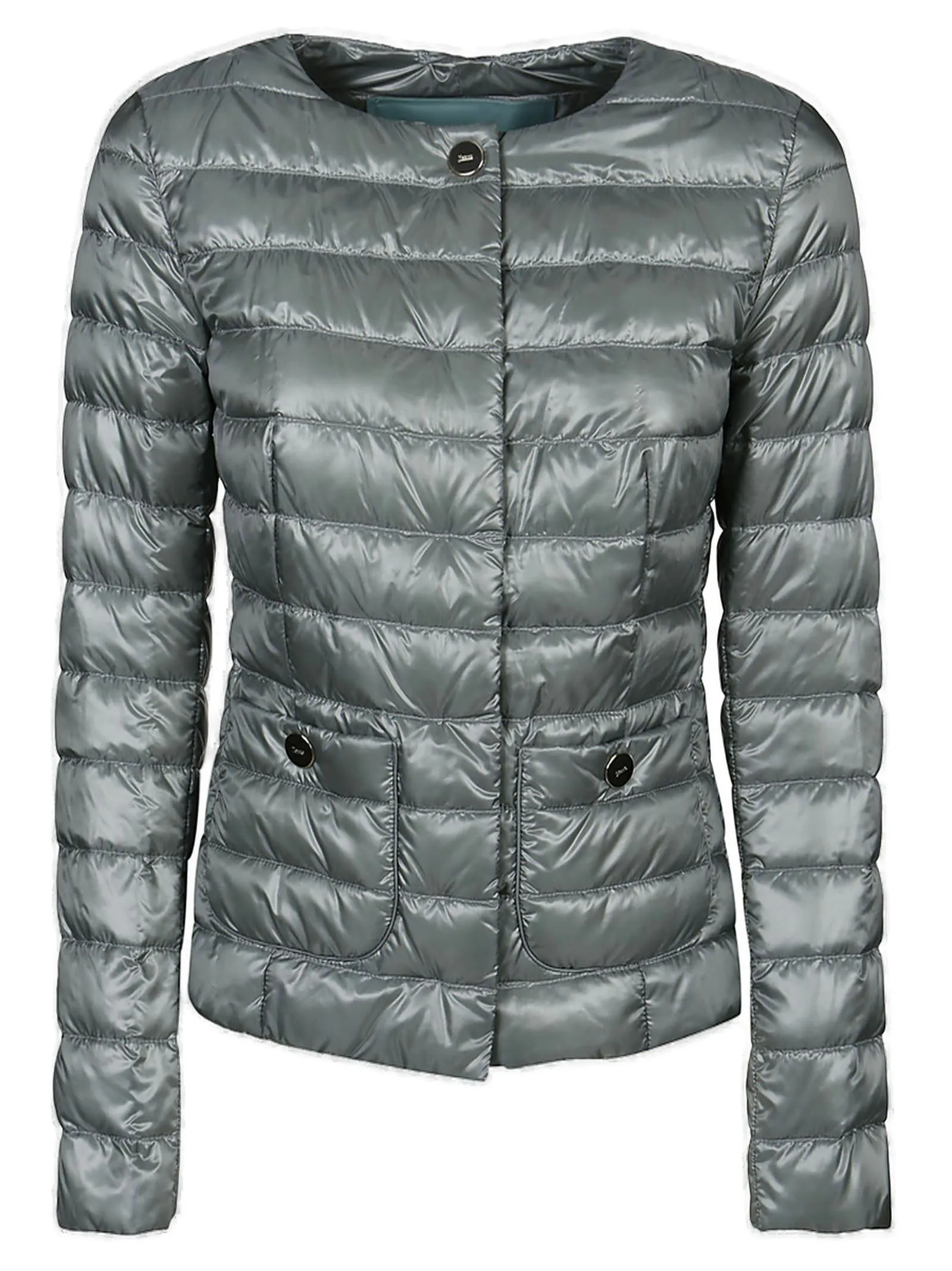 Herno Buttoned Crewneck Padded Jacket