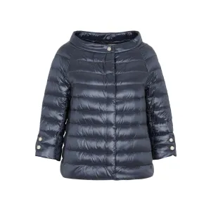 Herno Cropped Sleeve Down Jacket