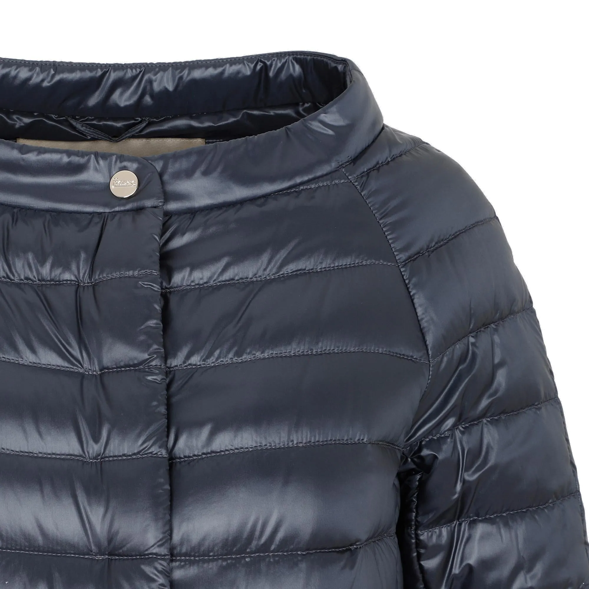 Herno Cropped Sleeve Down Jacket