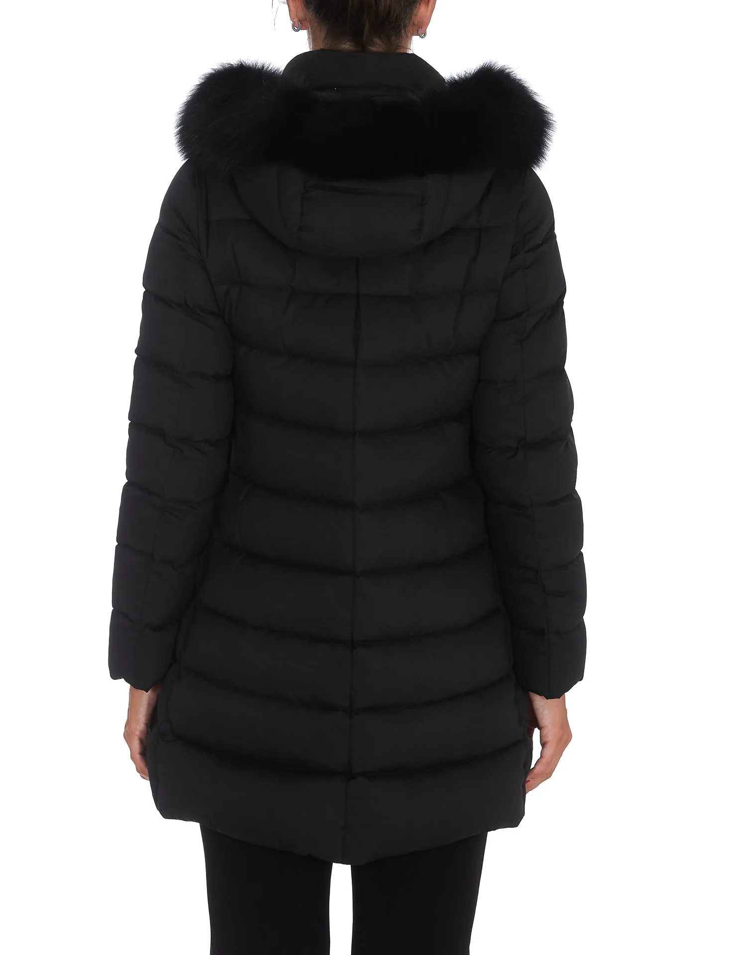 Herno Fur Trimmed Down Jacket