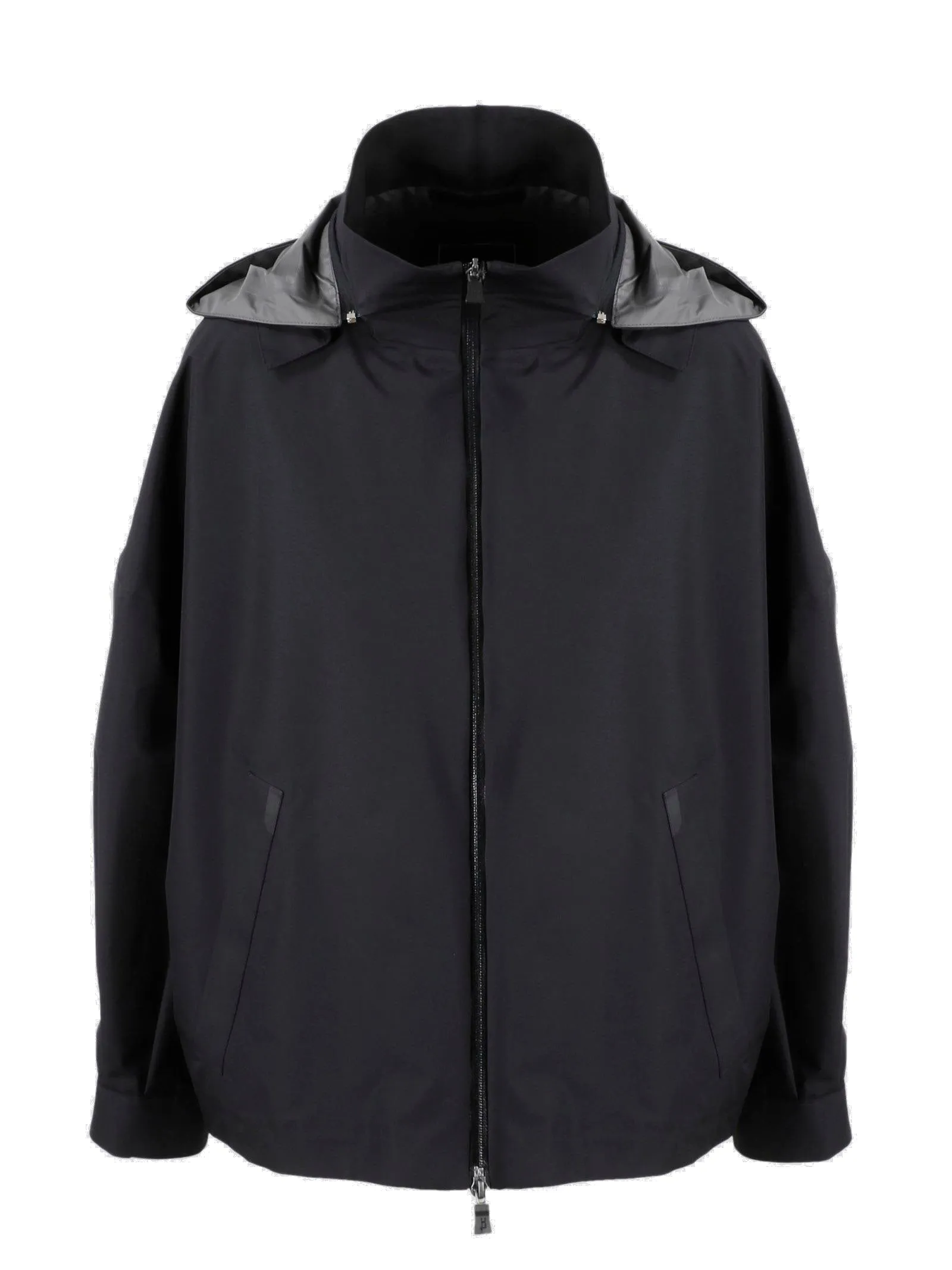 Herno Long-Sleeved Hooded Jacket