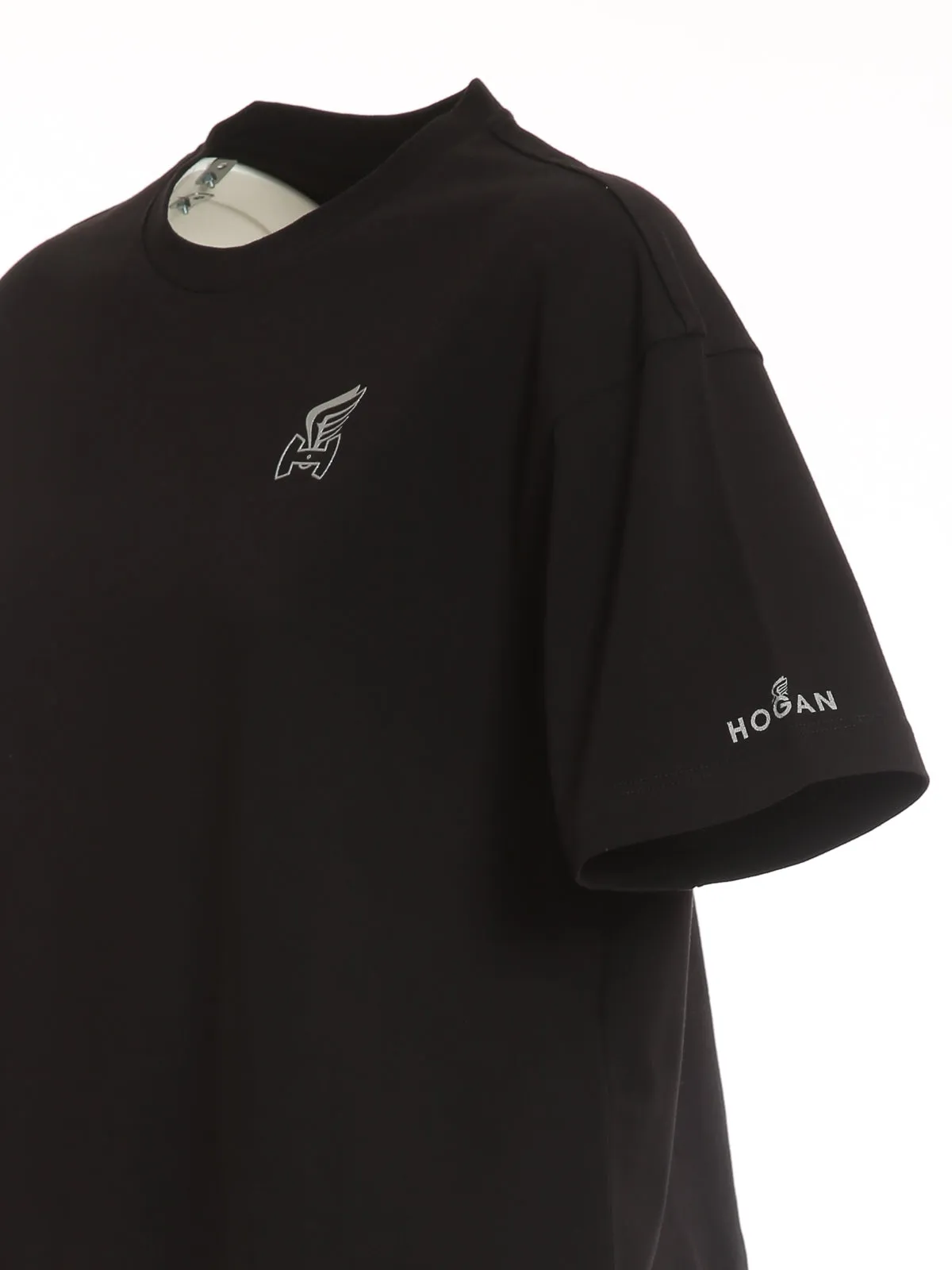 Hogan Drawstring Cropped T-Shirt