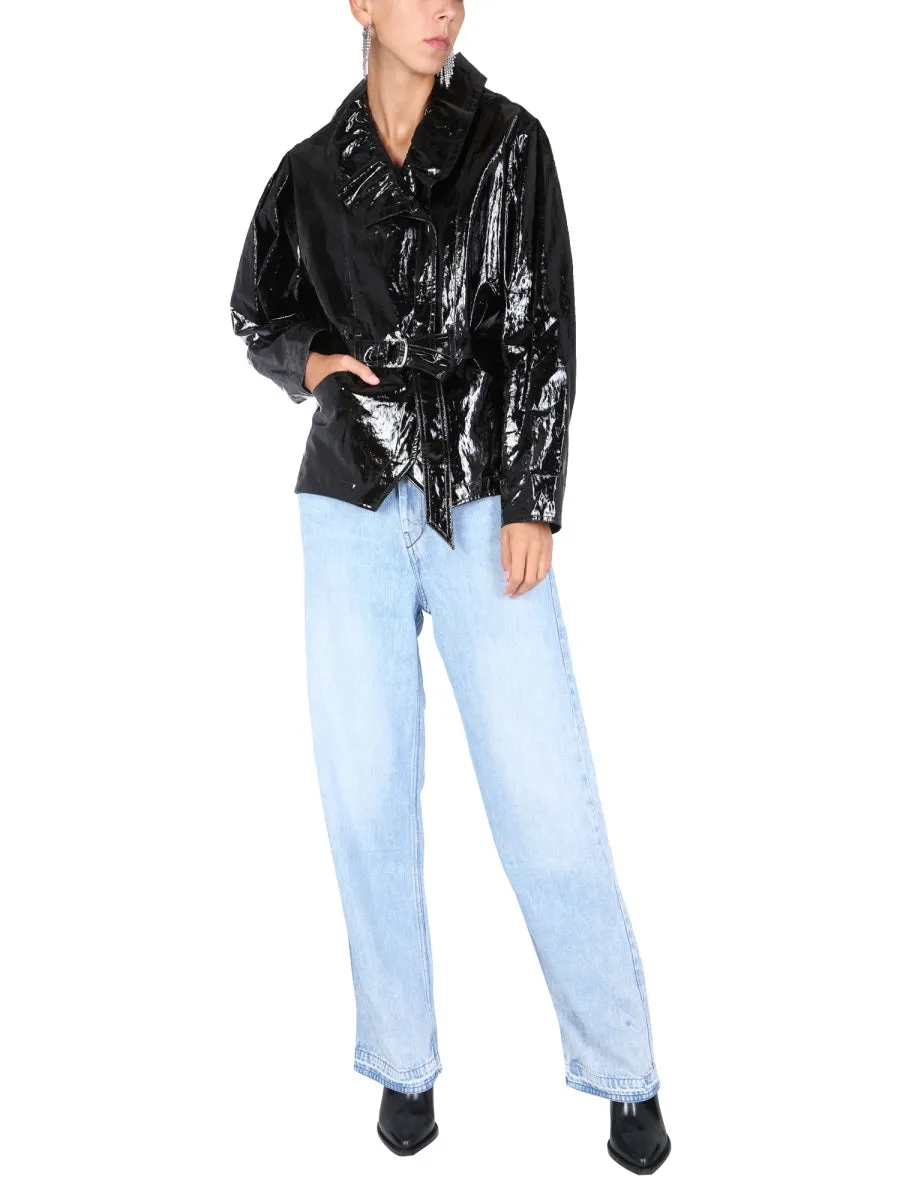 Isabel Marant Belted Patent Jacket