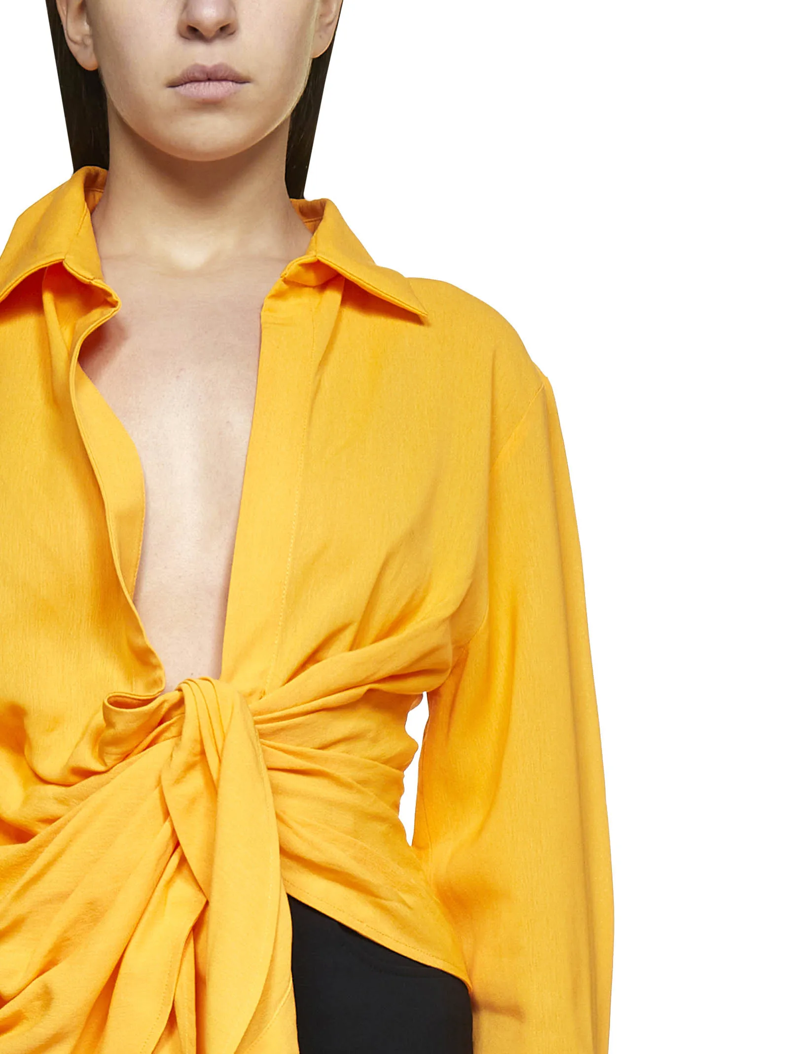 Jacquemus Bahia Tied-Sash Shirt