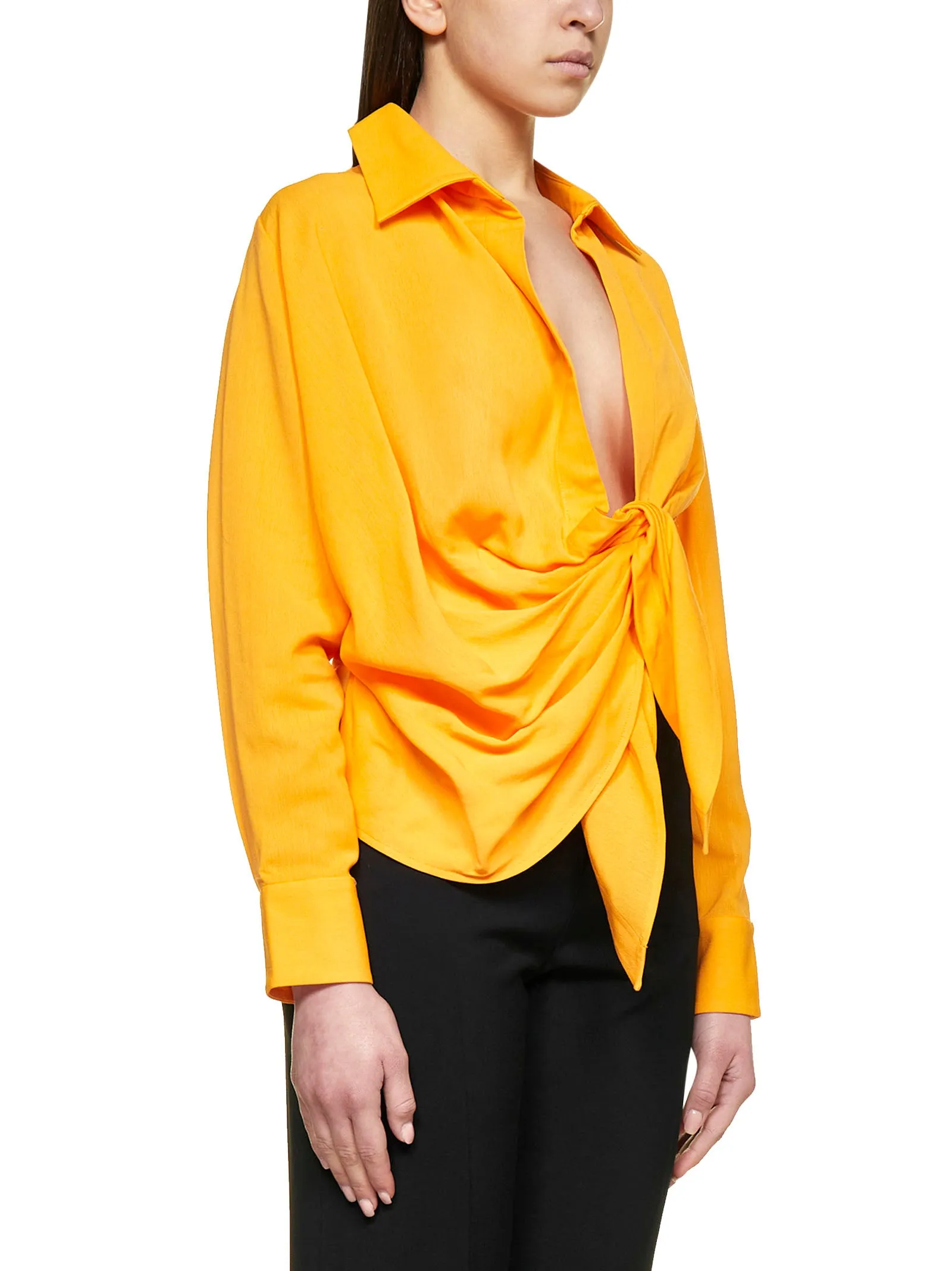 Jacquemus Bahia Tied-Sash Shirt
