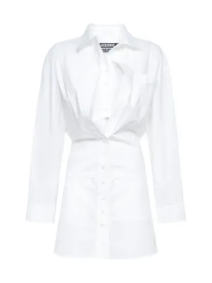 Jacquemus Baunhilha Layered Shirt Dress