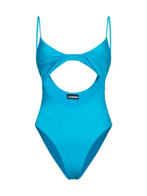 Jacquemus Cut-Out Open Back Swimsuit