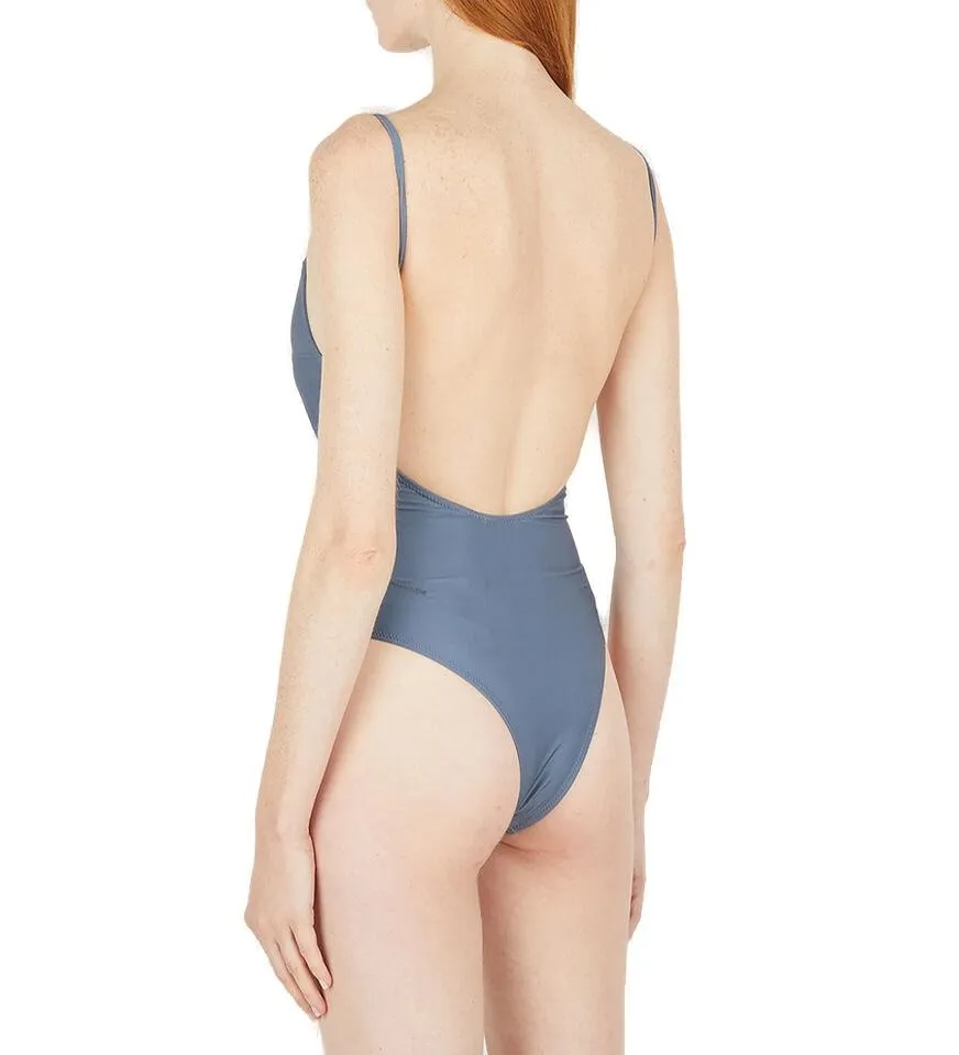 Jacquemus Cut-Out Open Back Swimsuit