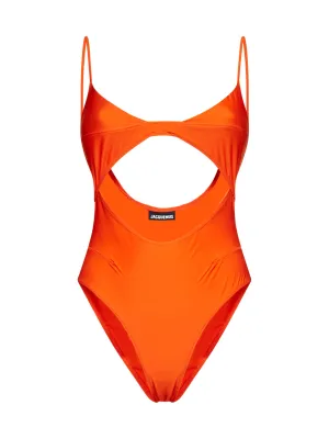 Jacquemus Cut-Out Open Back Swimsuit