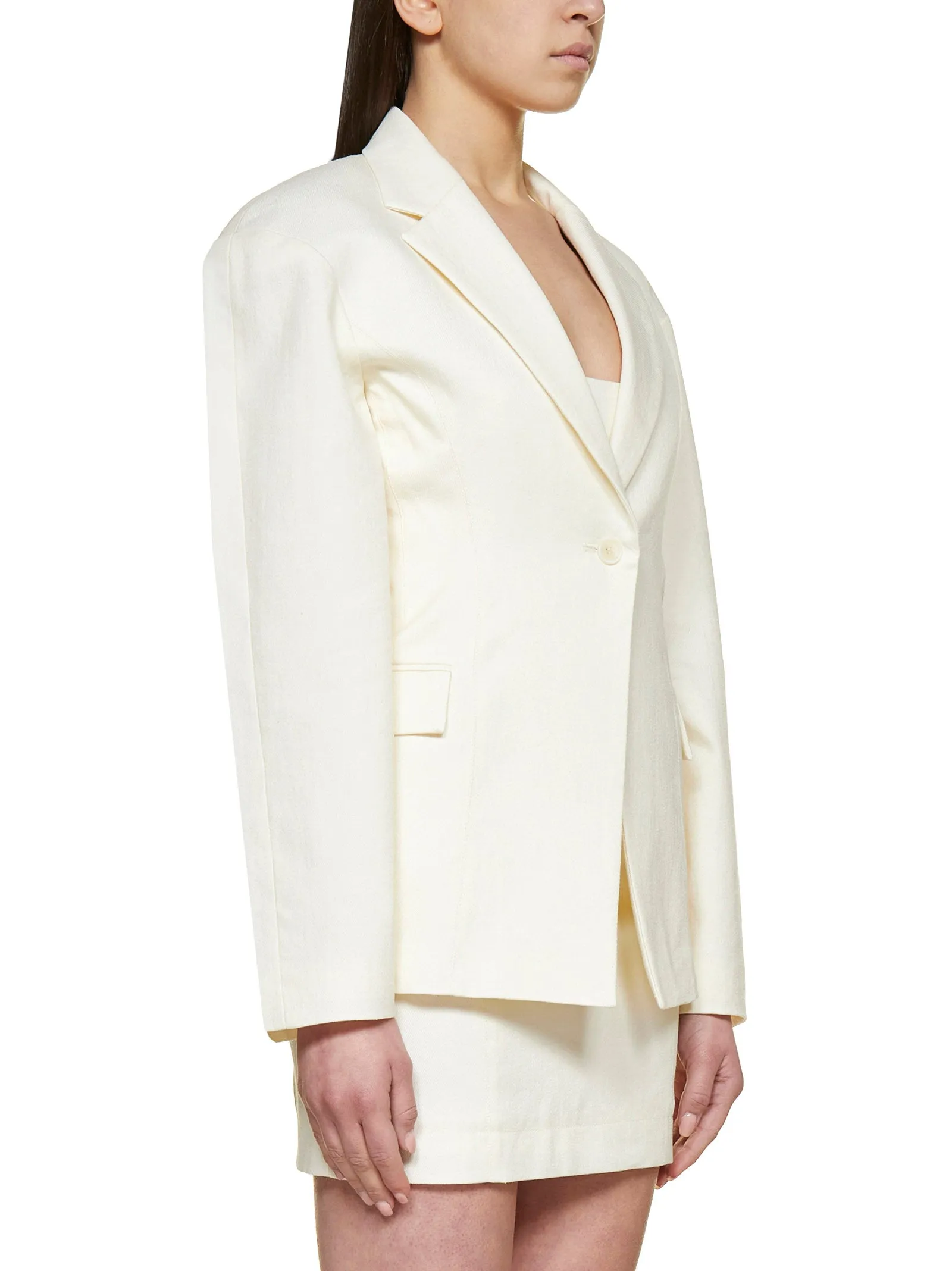 Jacquemus Fresa Fitted Suit Jacket