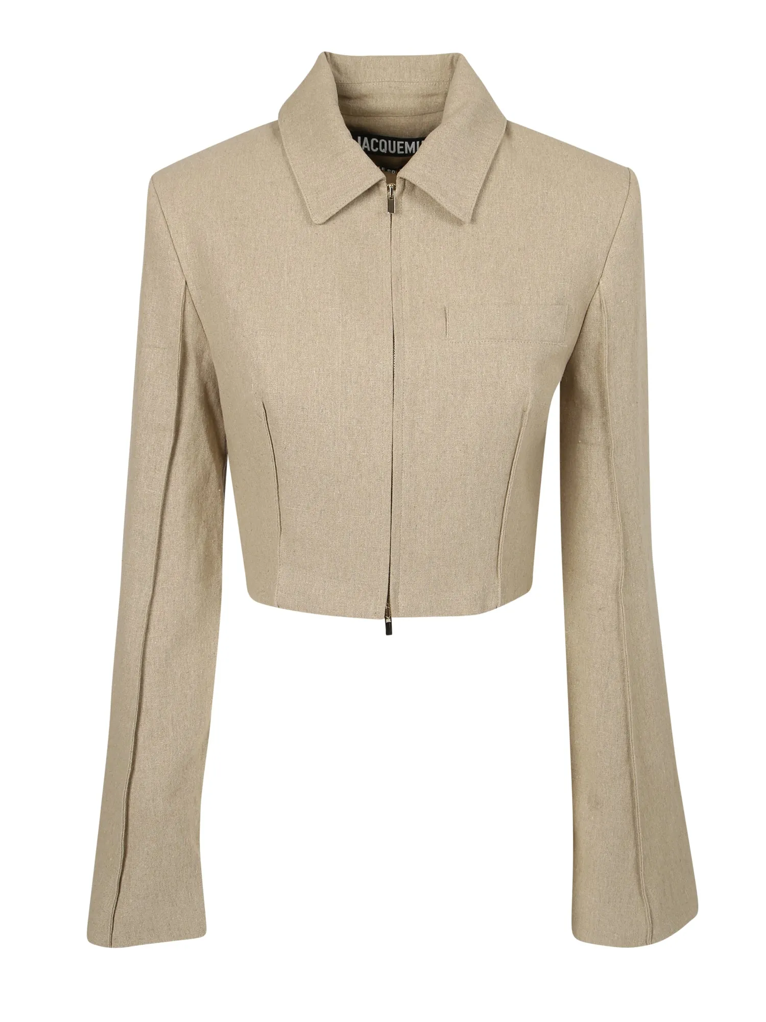 Jacquemus Long Sleeved Cropped Shirt