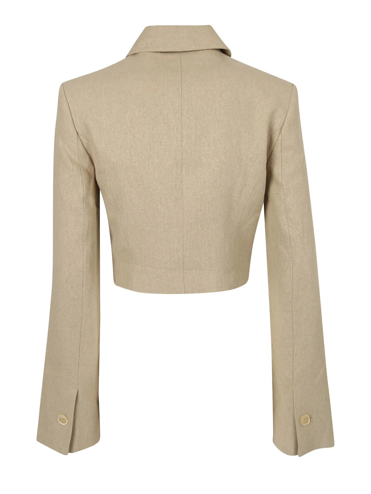 Jacquemus Long Sleeved Cropped Shirt