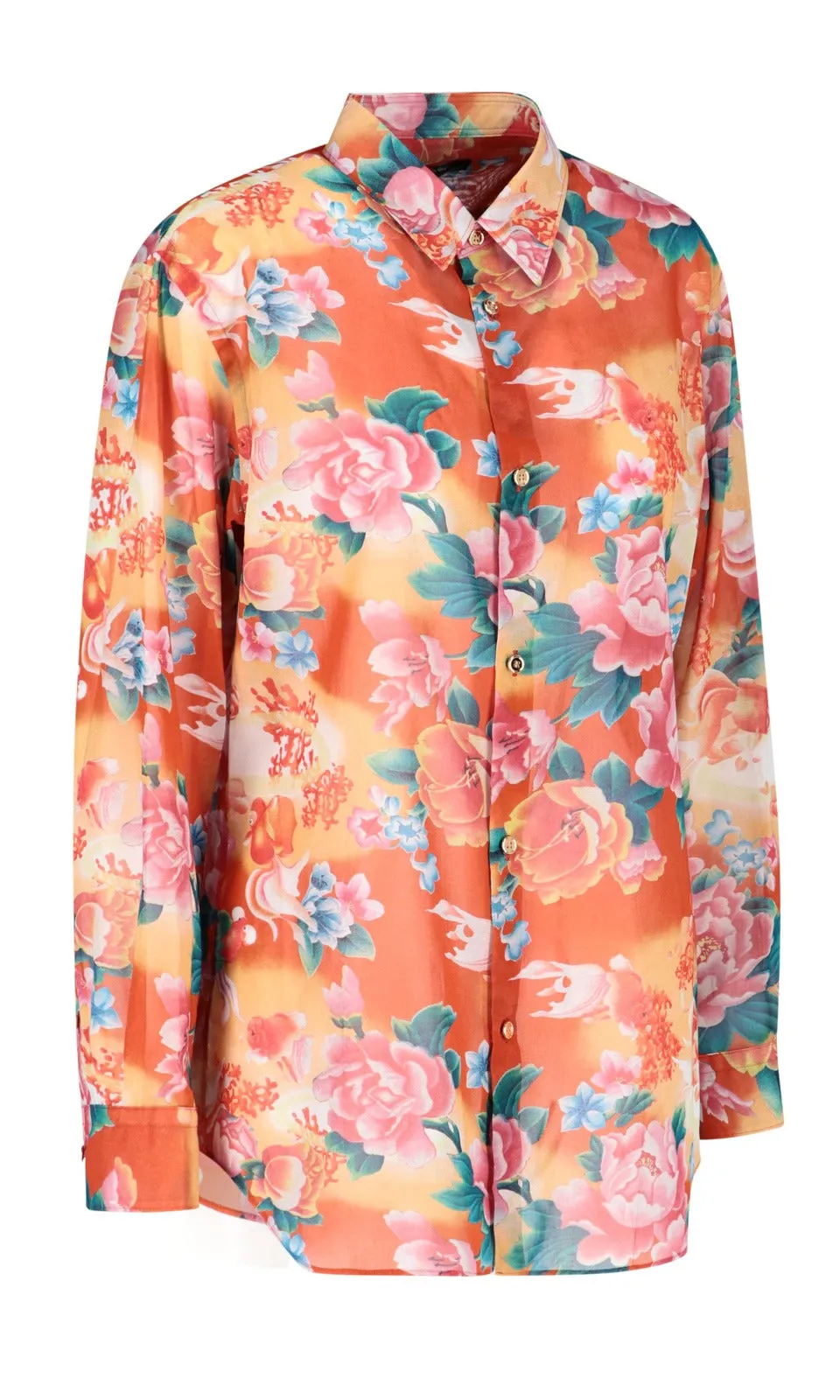 Junya Watanabe Floral Print Shirt