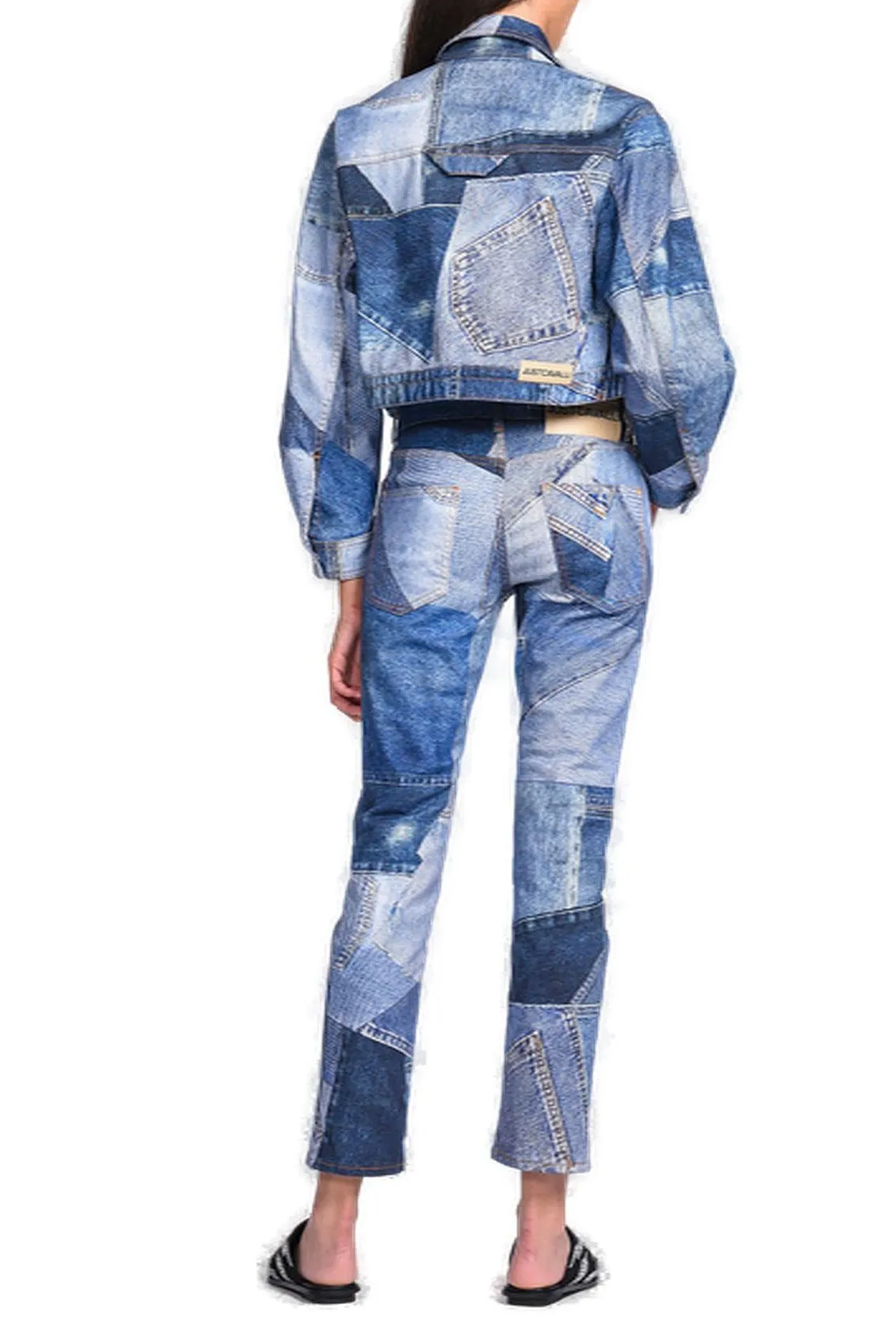 Just Cavalli Patchwork Denim Jacket
