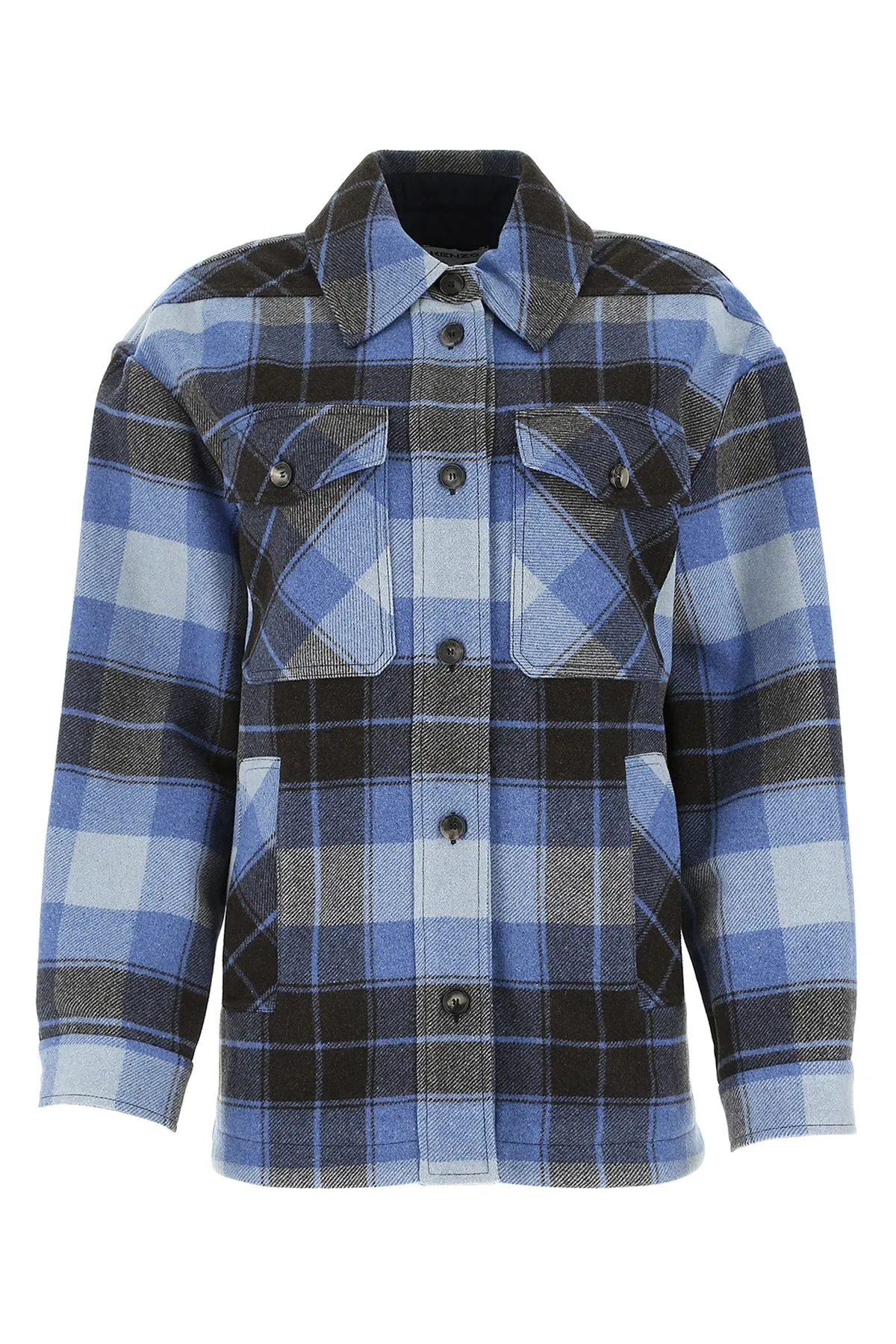 Kenzo Checked Long-Sleeved Shirt