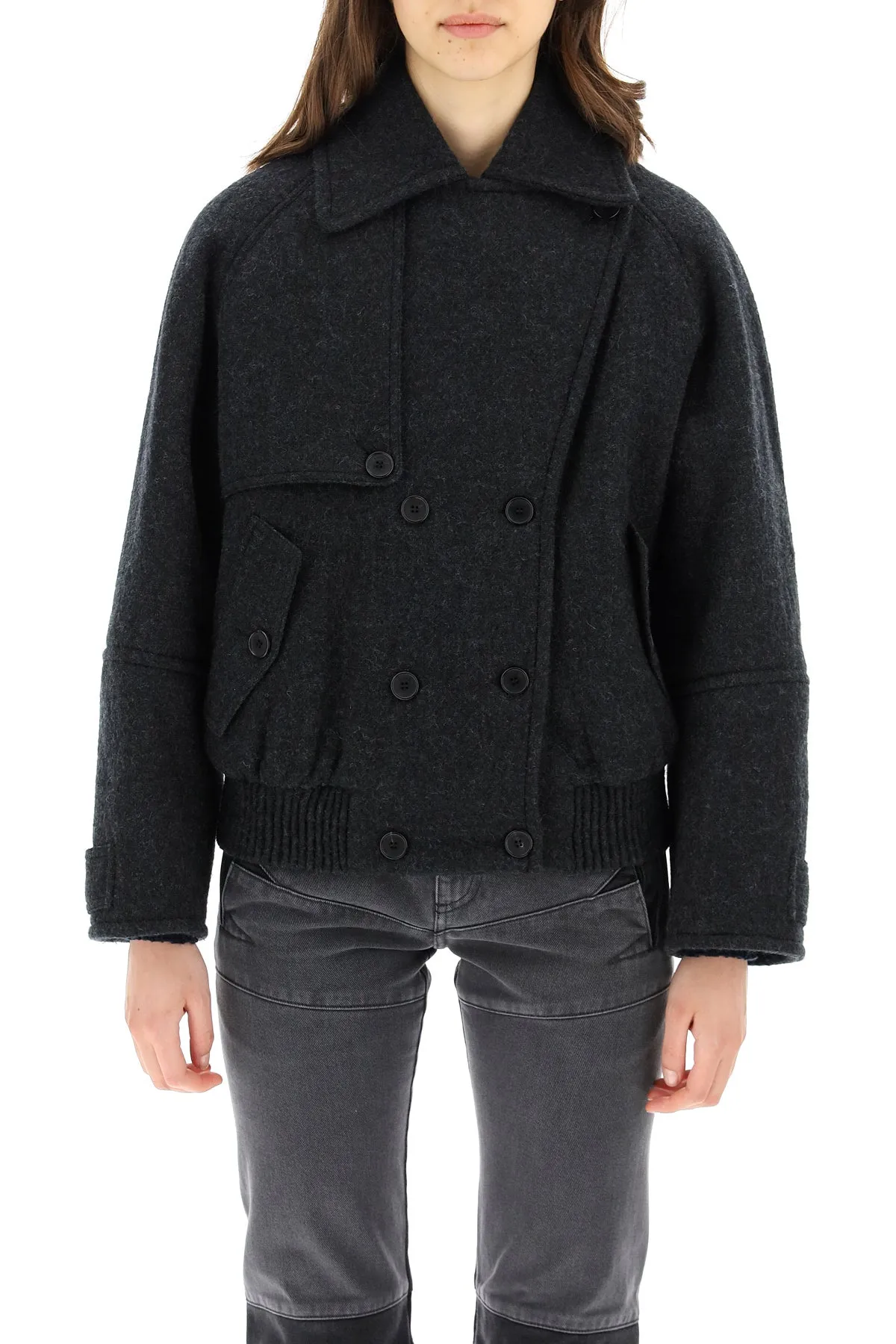 Kenzo Double-Breasted Bomber Jacket