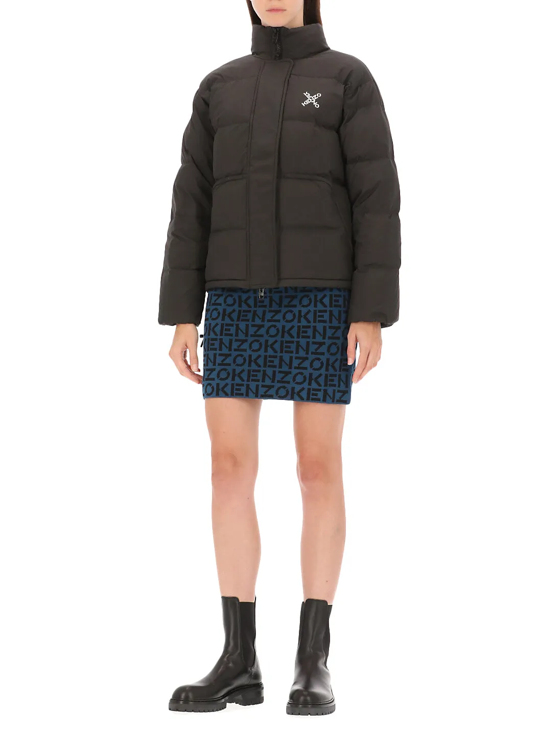 Kenzo Padded High Neck Jacket
