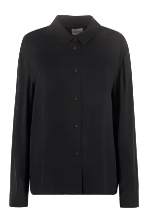 Khaite Straight Hem Buttoned Shirt