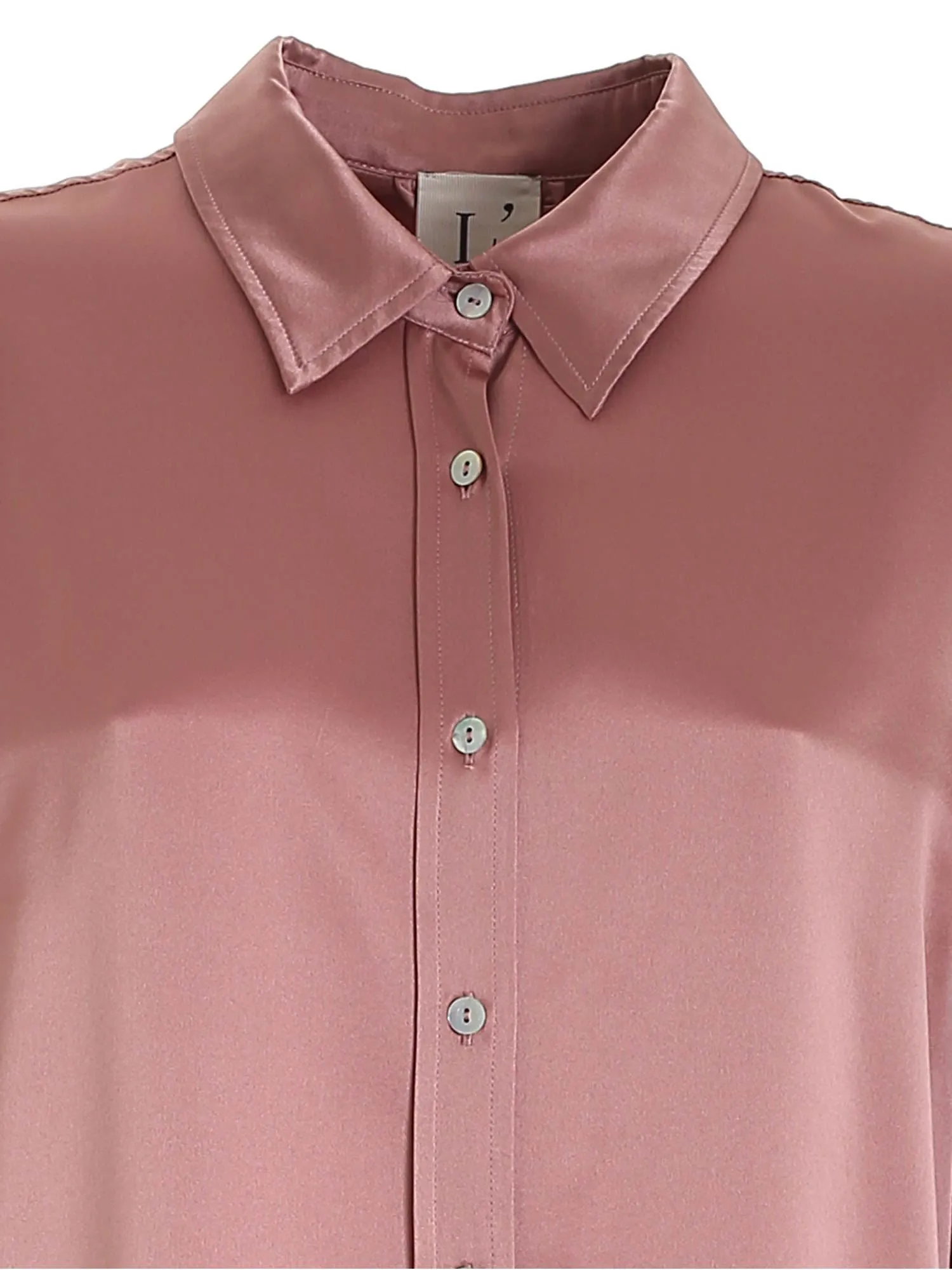L'Autre Chose Buttoned Satin Shirt