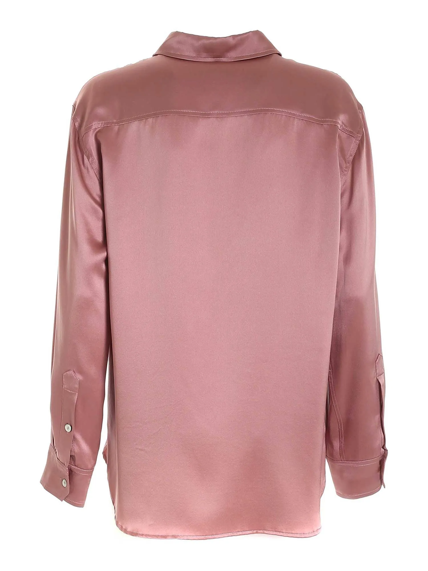 L'Autre Chose Buttoned Satin Shirt