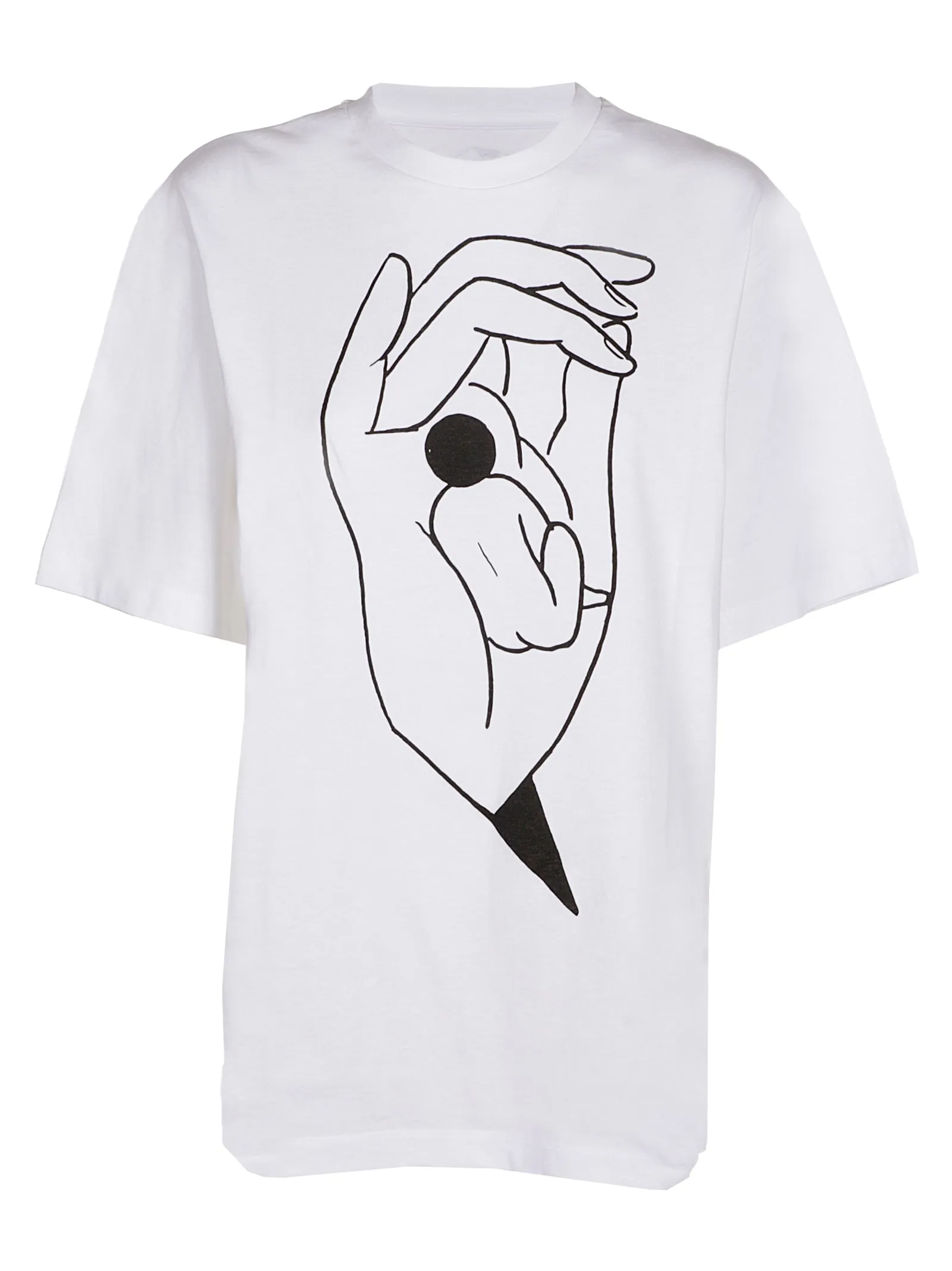 Lemaire Printed Crewneck T-Shirt