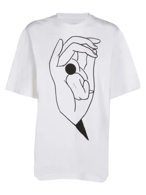 Lemaire Printed Crewneck T-Shirt