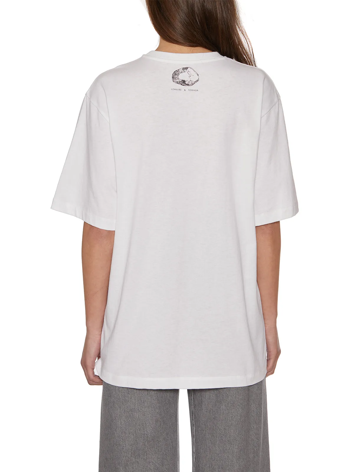 Lemaire Printed Crewneck T-Shirt