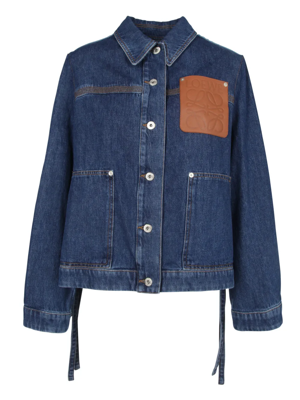 Loewe Logo Patch Denim Jacket