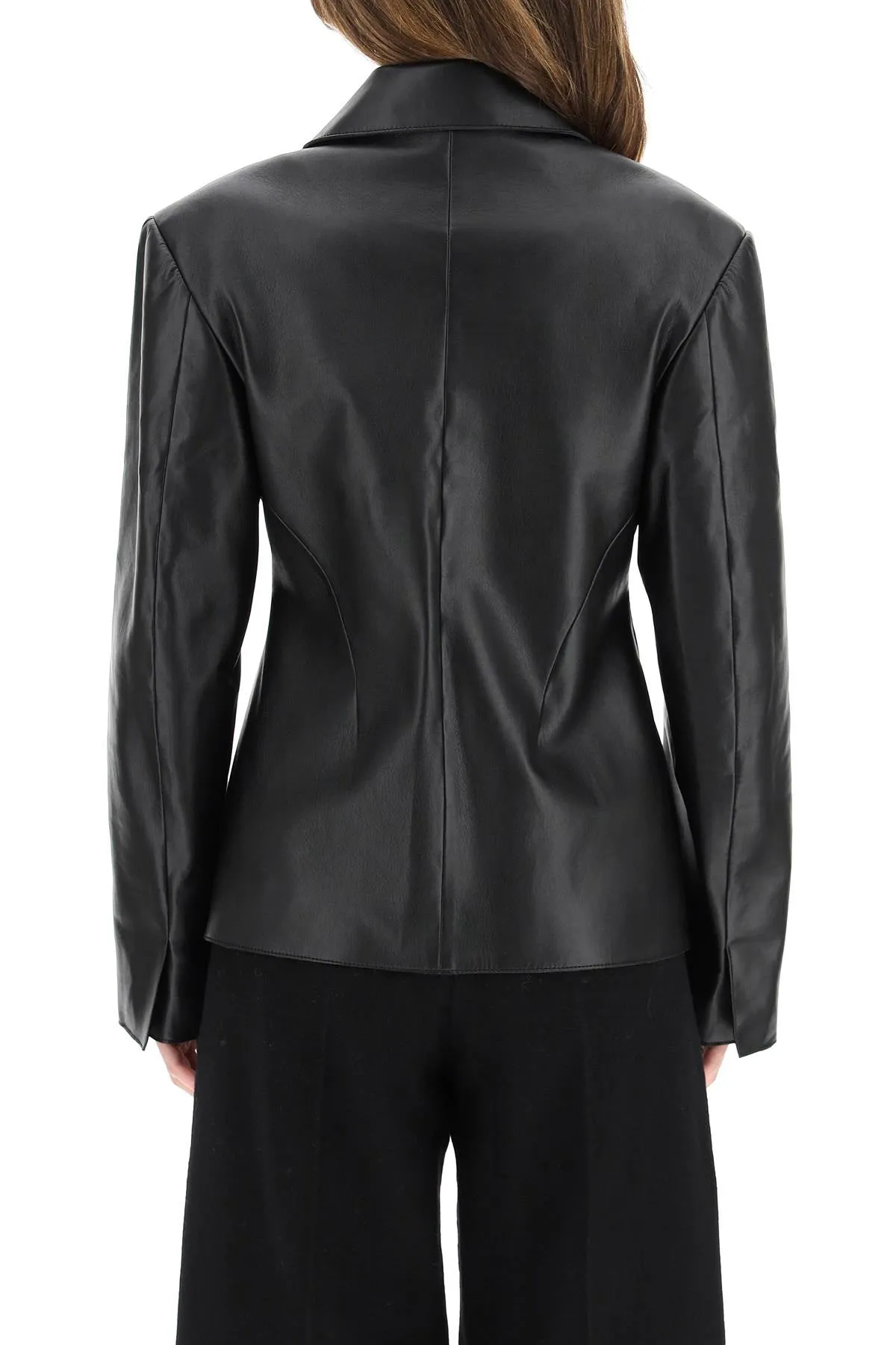 Low Classic Leather Shirt Jacket