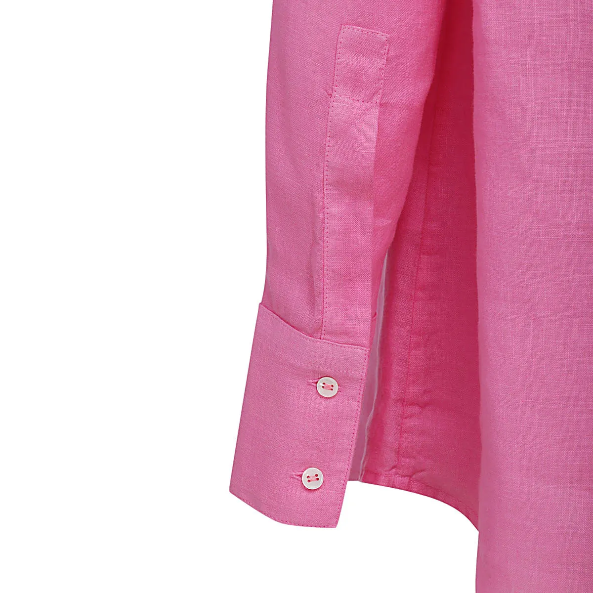 Malo Curved Hem Buttoned Shirt