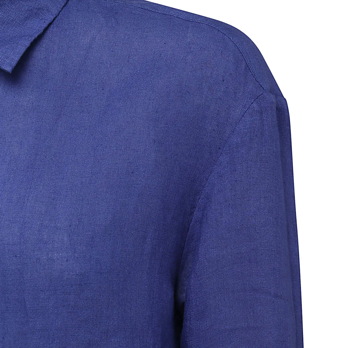 Malo Curved Hem Buttoned Shirt