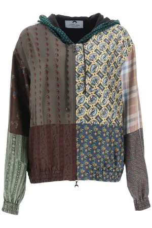 Marine Serre Patchwork Drawstring Jacket
