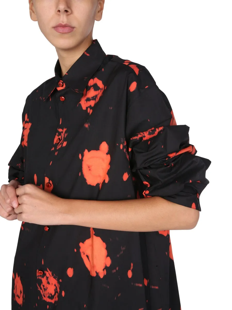 Marni Paint Printed Shirt Dress