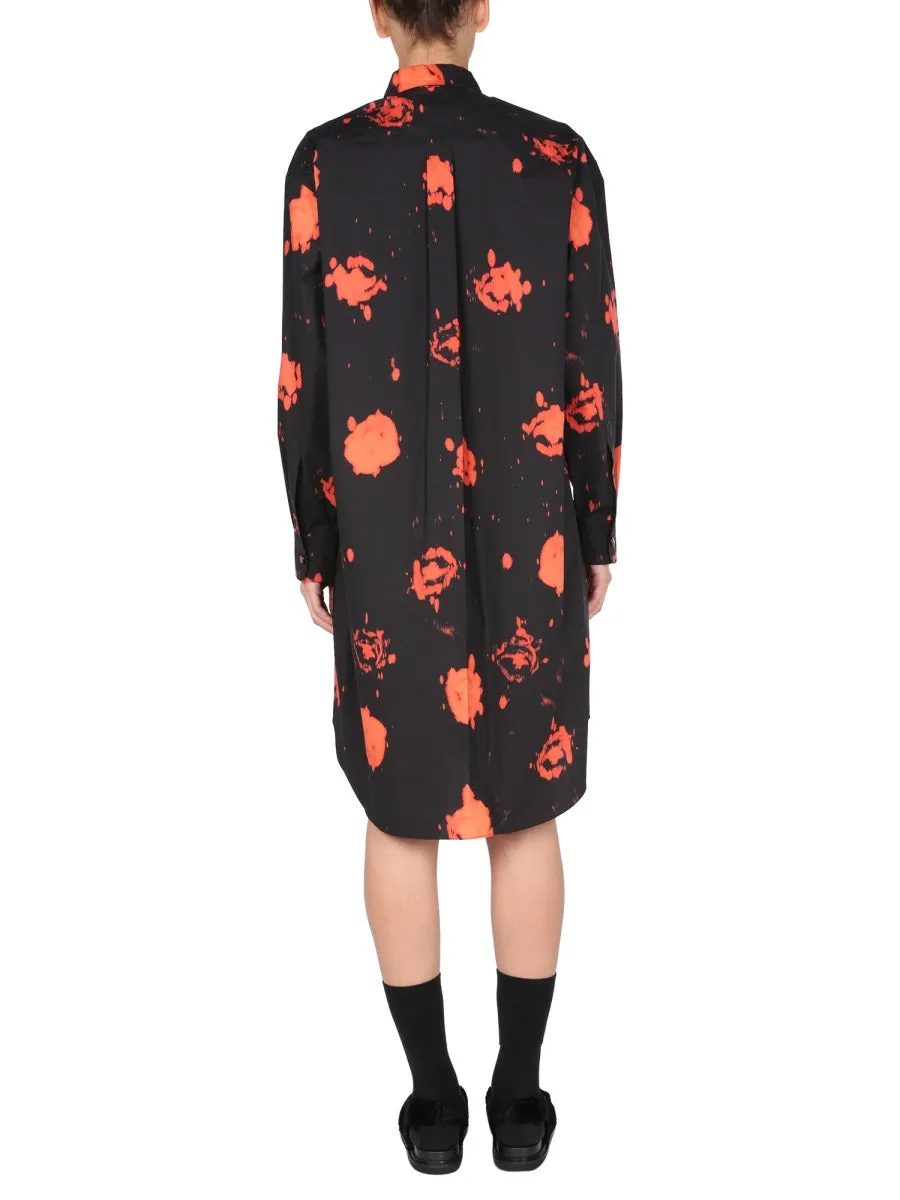 Marni Paint Printed Shirt Dress