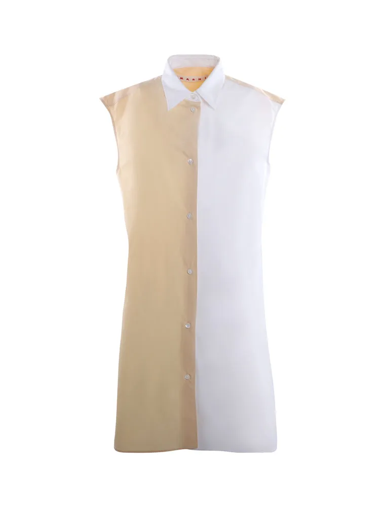 Marni Sleeveless Poplin Shirt
