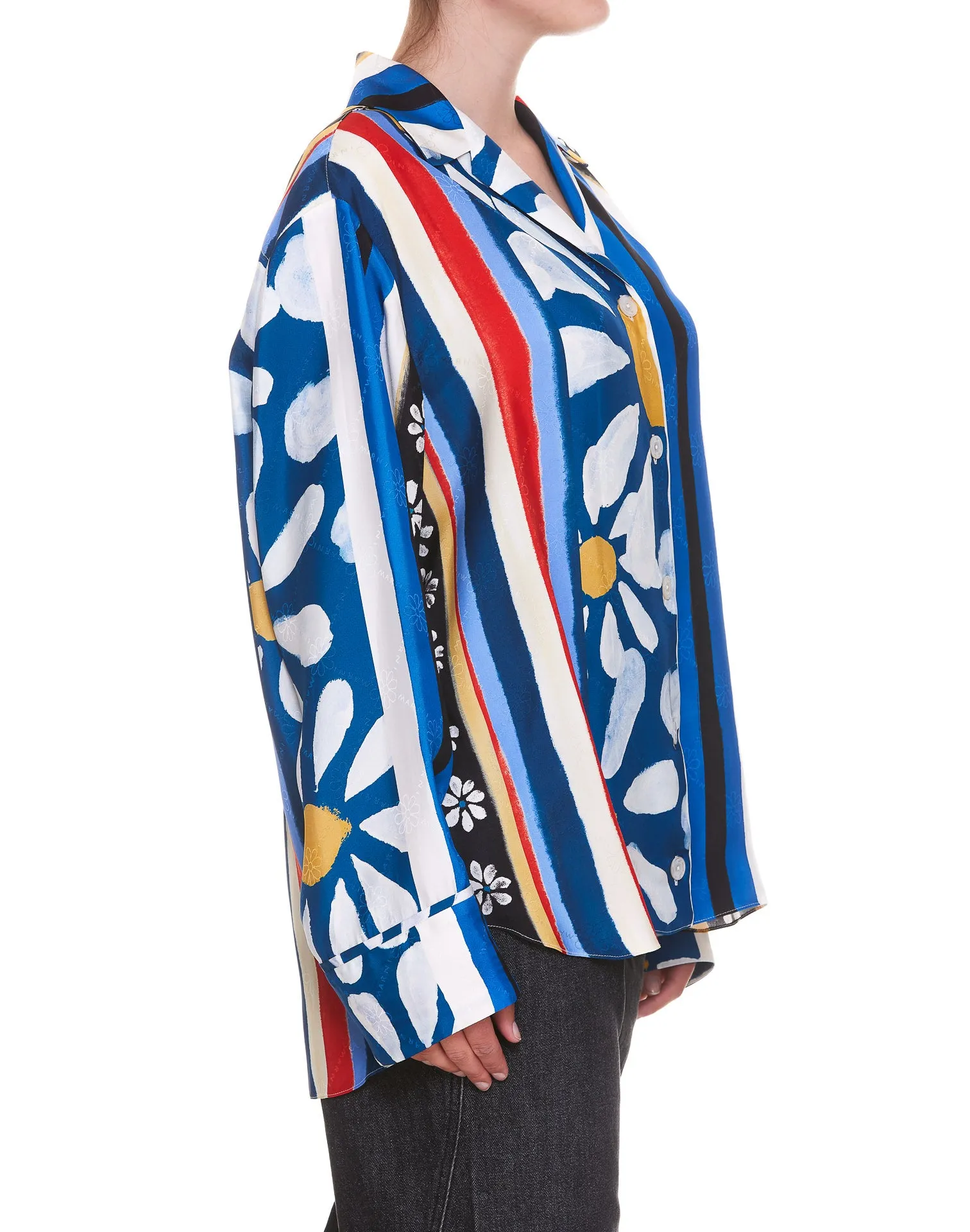 Marni Striped Long-Sleeved Shirt