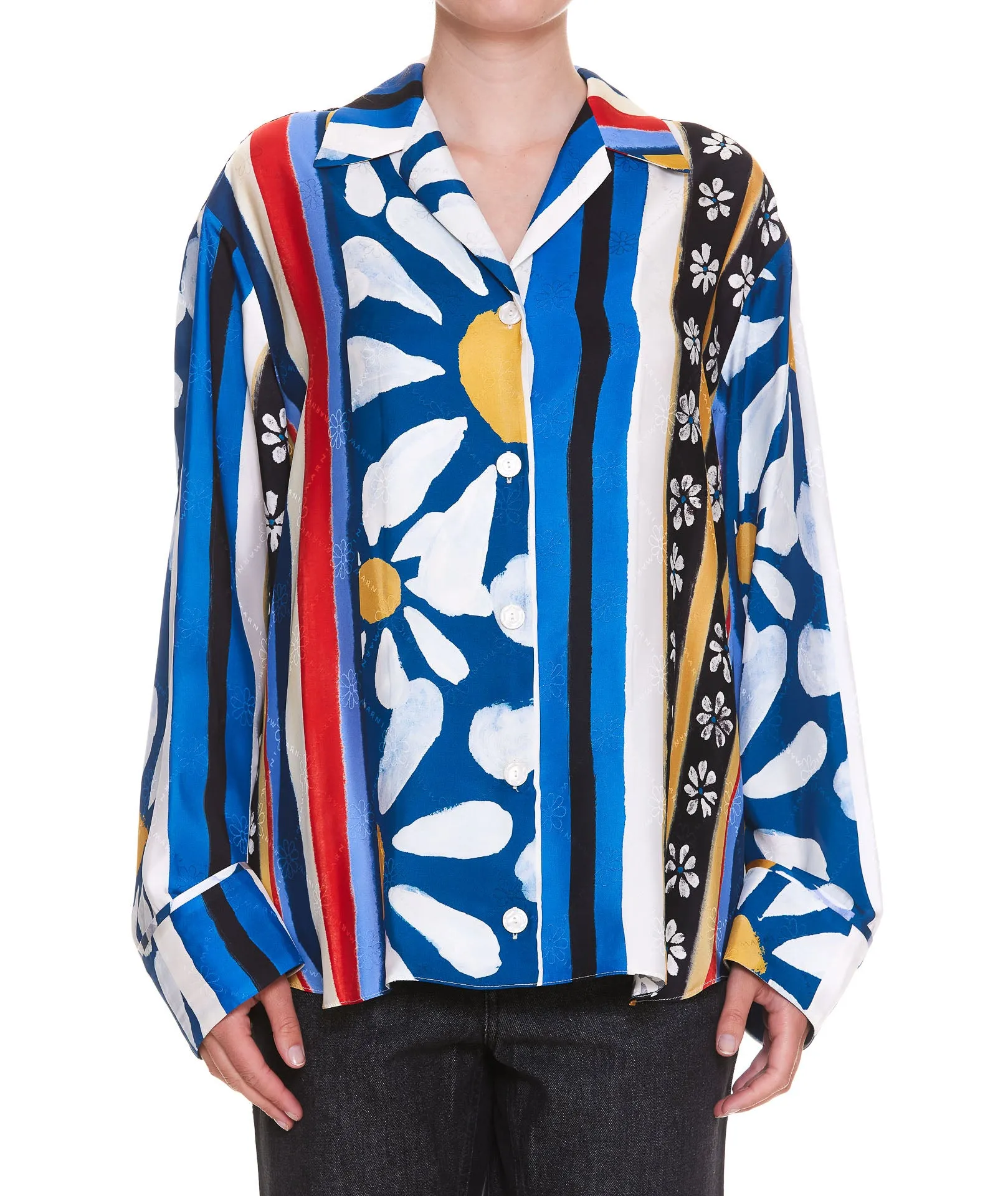 Marni Striped Long-Sleeved Shirt