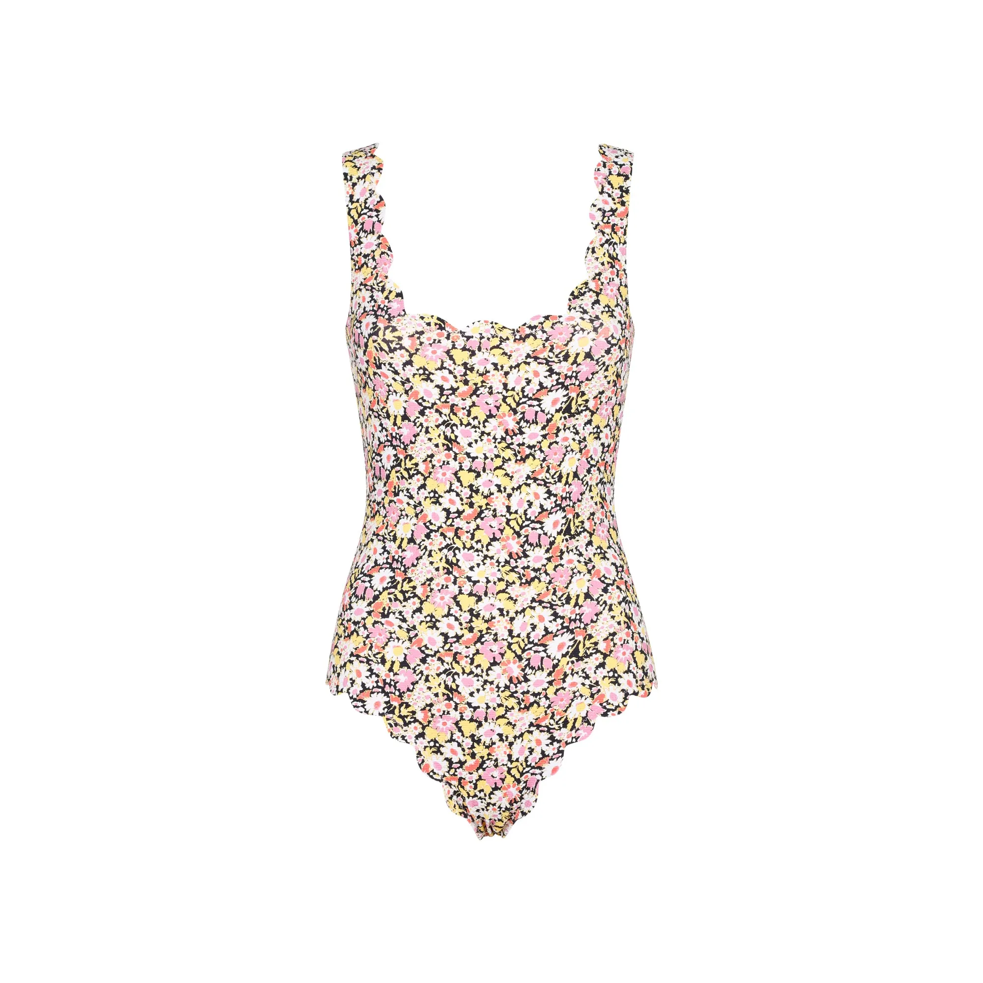 Marysia Allover Floral Printed Low-Back Swimsuit