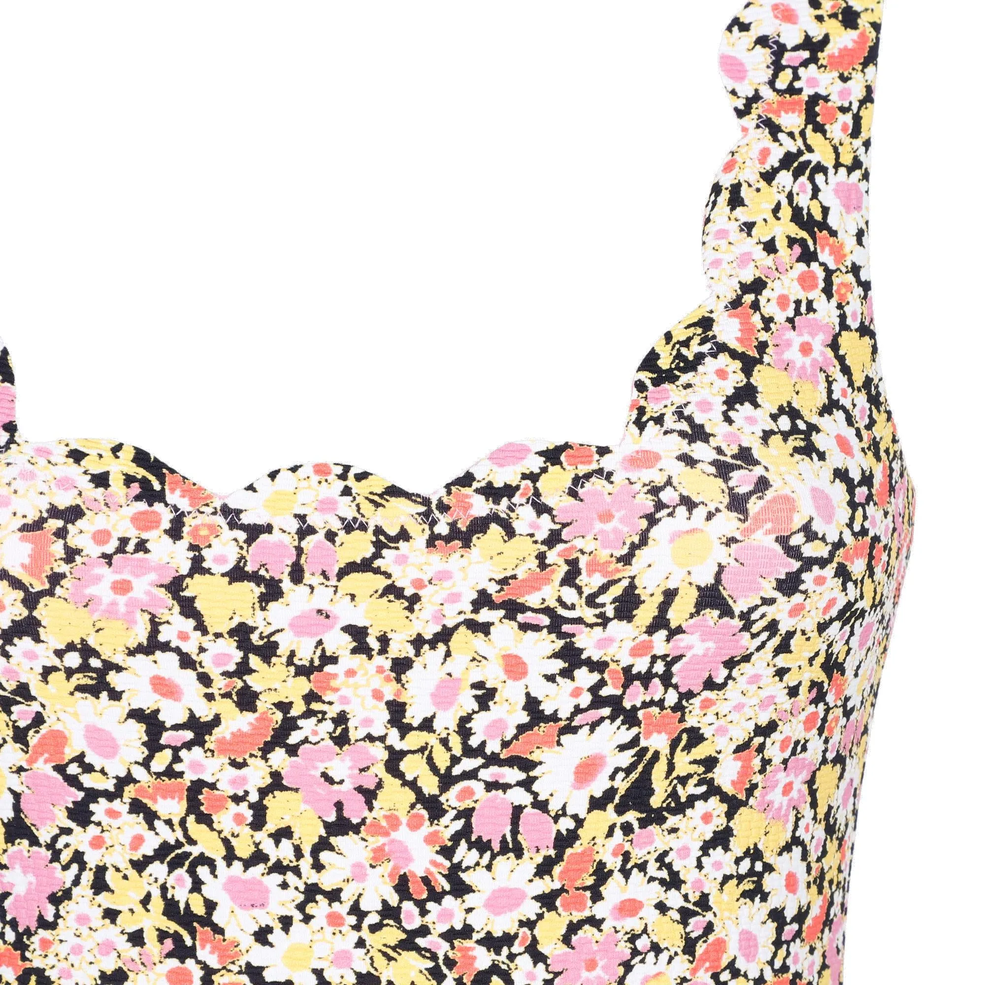 Marysia Allover Floral Printed Low-Back Swimsuit