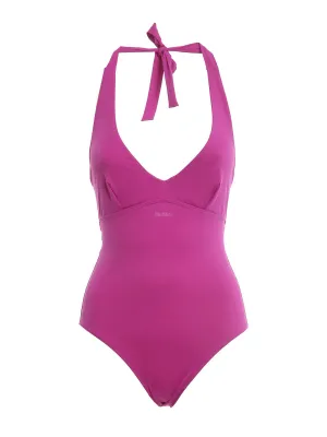 Max Mara Logo Detailed Sleeveless Swimsuit