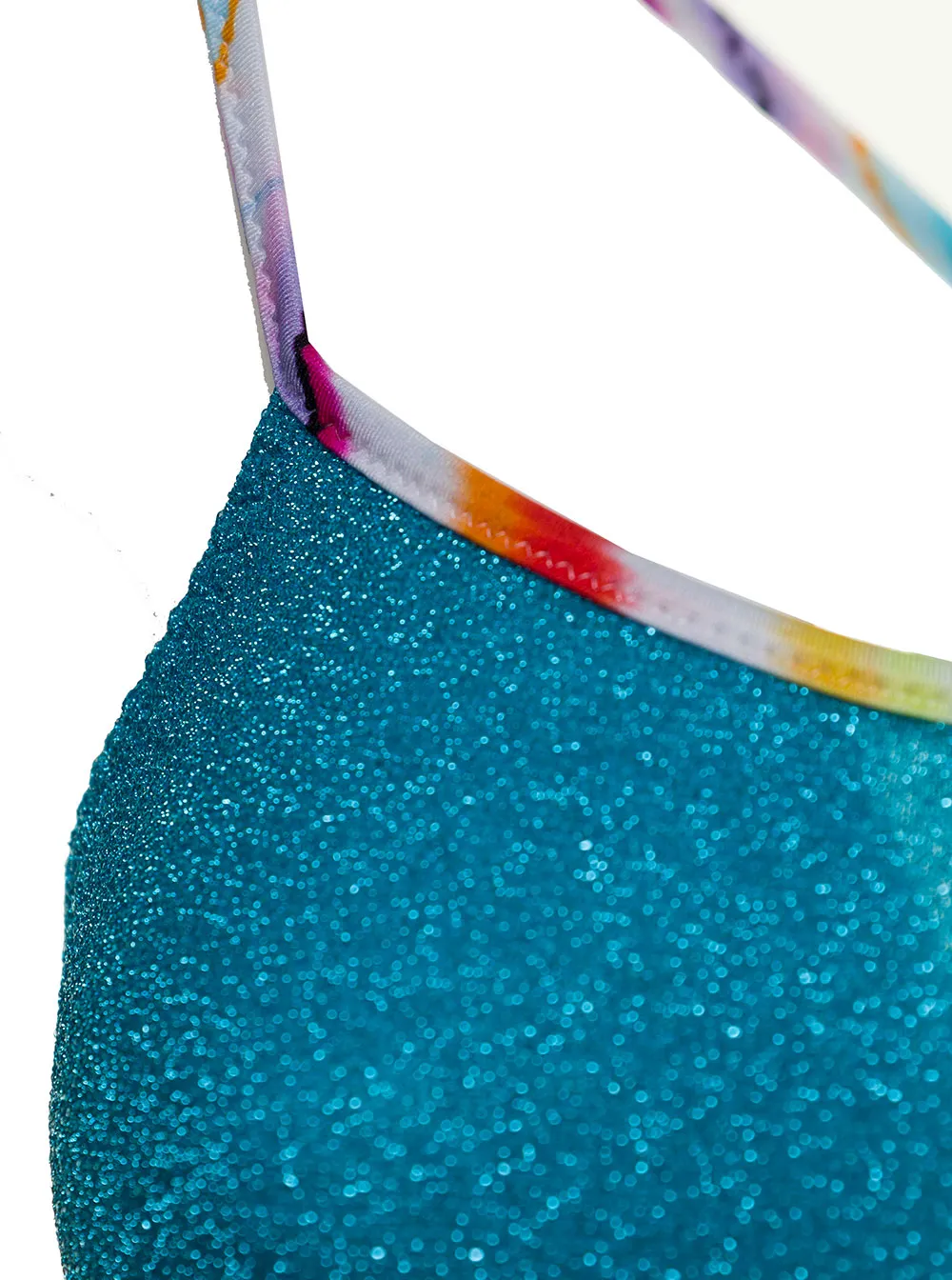 Missoni Lurex Detailed Crossover Strap Swimsuit