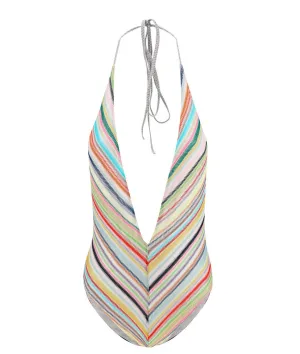 Missoni Open Back Haltenneck Swimsuit