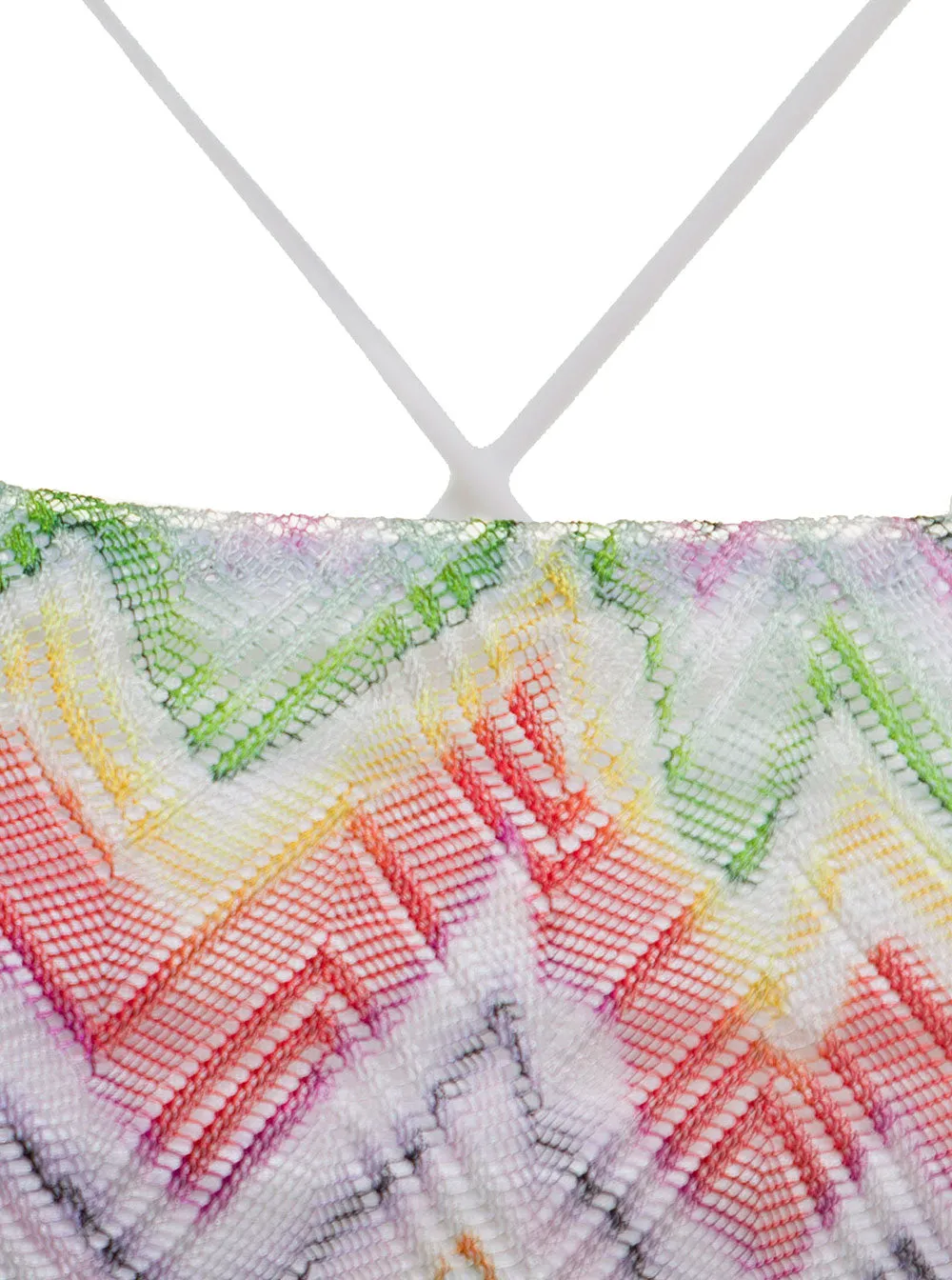 Missoni Zigzag Printed Spaghetti Straps Swimsuit