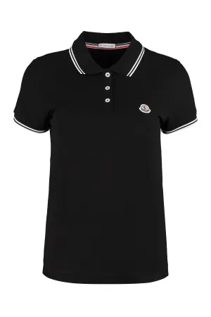 Moncler Logo Patch Polo Shirt